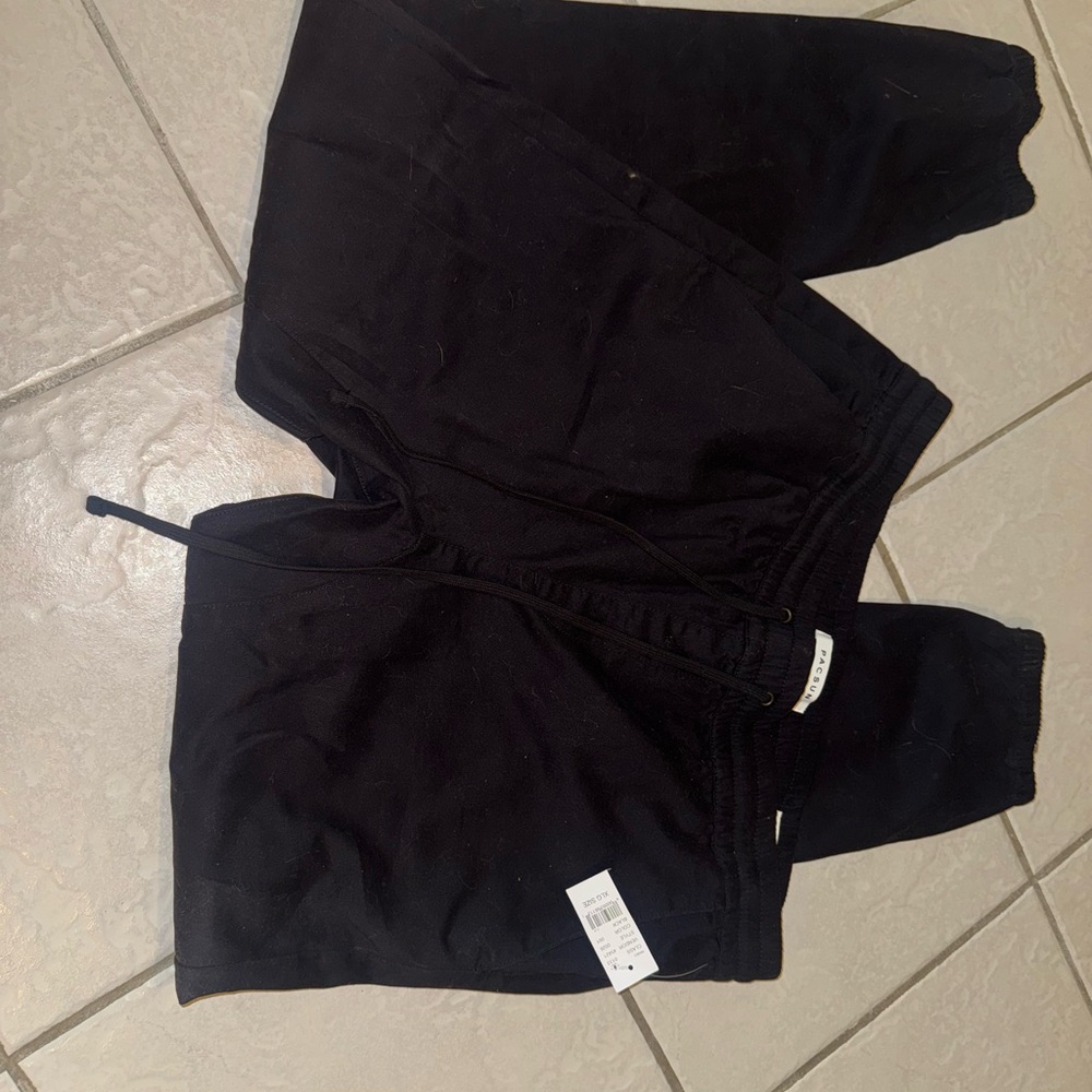 Pacsun black jogger pants. NWT